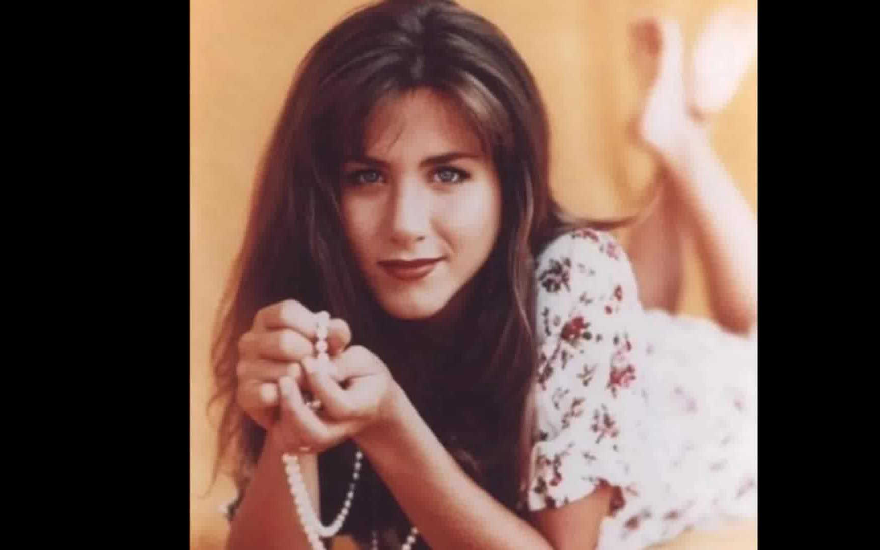 《老友记》 瑞秋 ( jennifer aniston)这颜值可以了吧_哔哩哔哩 (゜