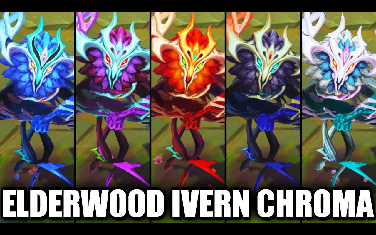 「皮肤预览厅」- 炫彩 - 艾翁·翠神 —— 永恒之森 - 英雄联盟