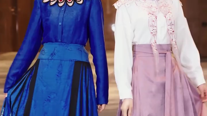 李若彤|携手马面裙走秀,把中国风穿身上!