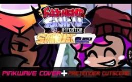 FNF:Impostor拟人: Stardust Swap | Pinkwave  Stardust Cover + Pretender Cutscene