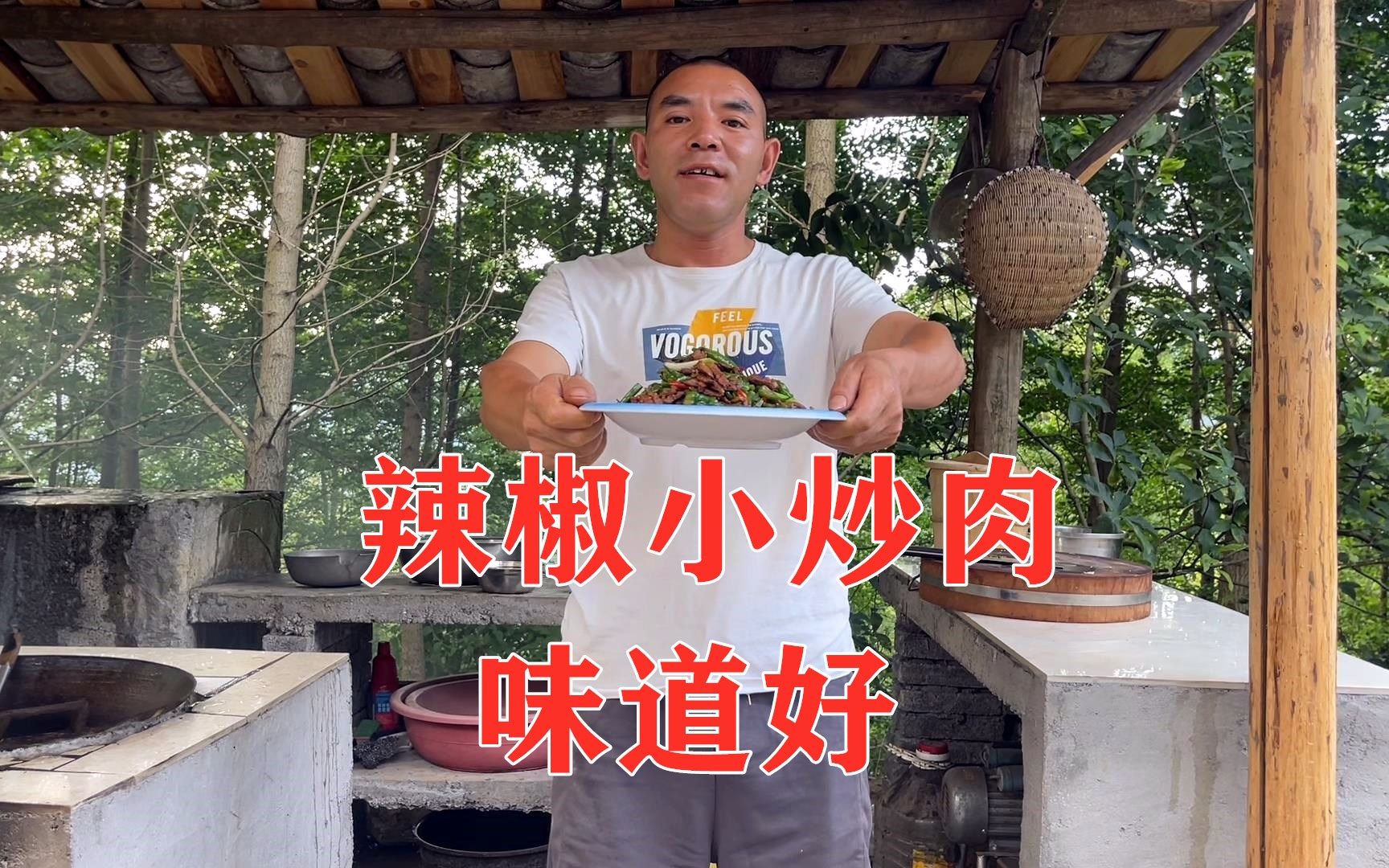 农村地里辣椒长势好,摘点回家做小炒肉,鲜辣味道真下饭哔哩哔哩bilibili