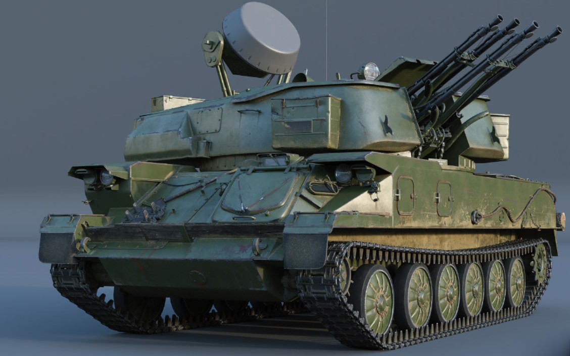 【军事】zsu-23-4自行高射炮_哔哩哔哩_bilibili