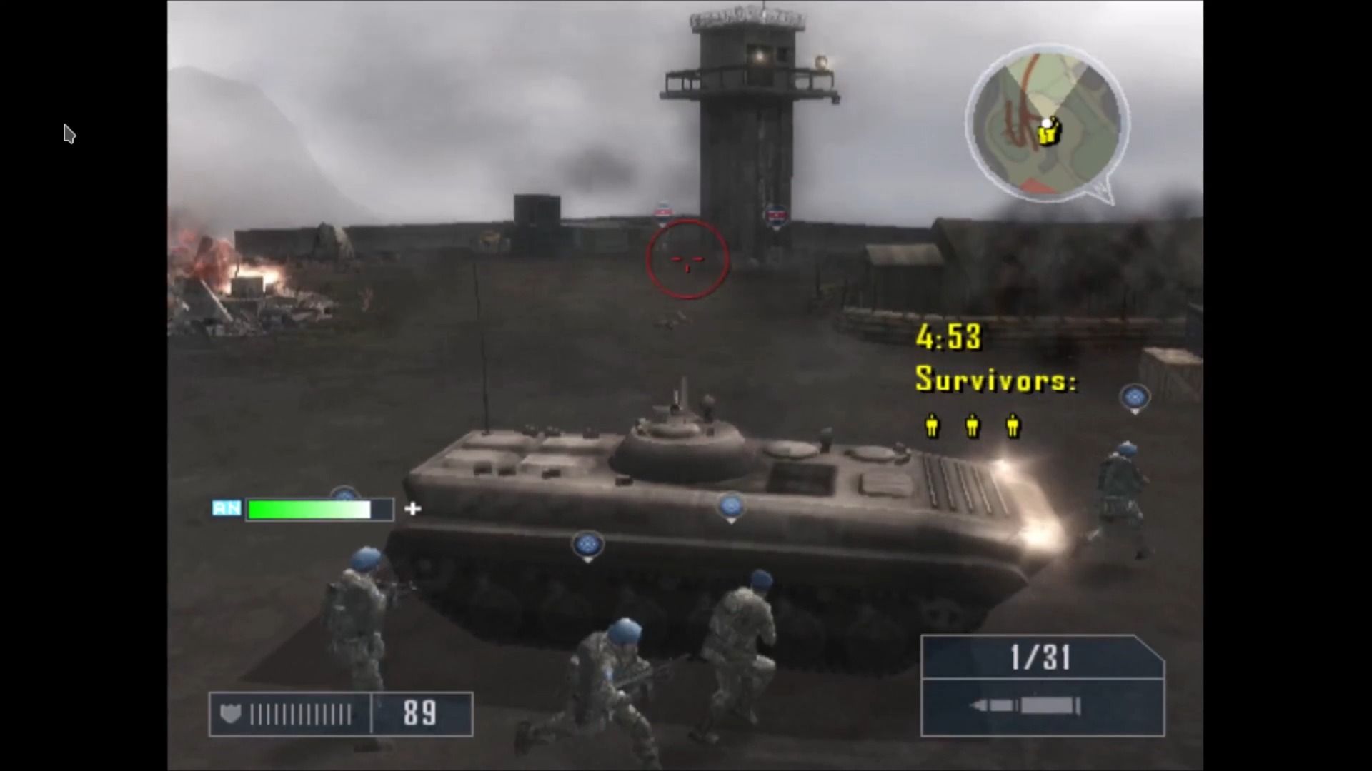 《雇佣兵1佣兵纪元》联合国任务b2—装甲车前往坠机地点营救