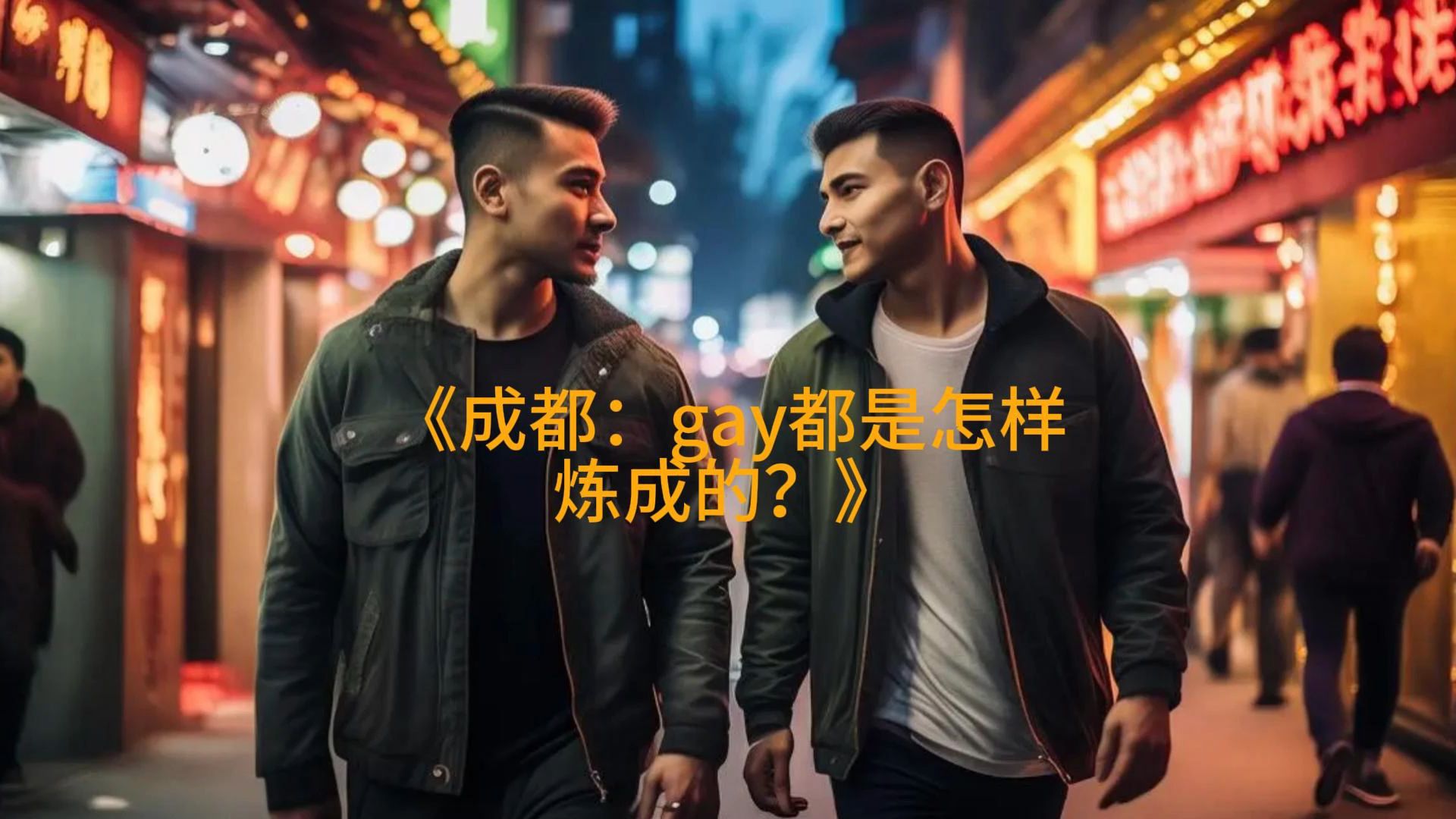 大型纪录片《成都:gay都是怎样炼成的?》哔哩哔哩bilibili