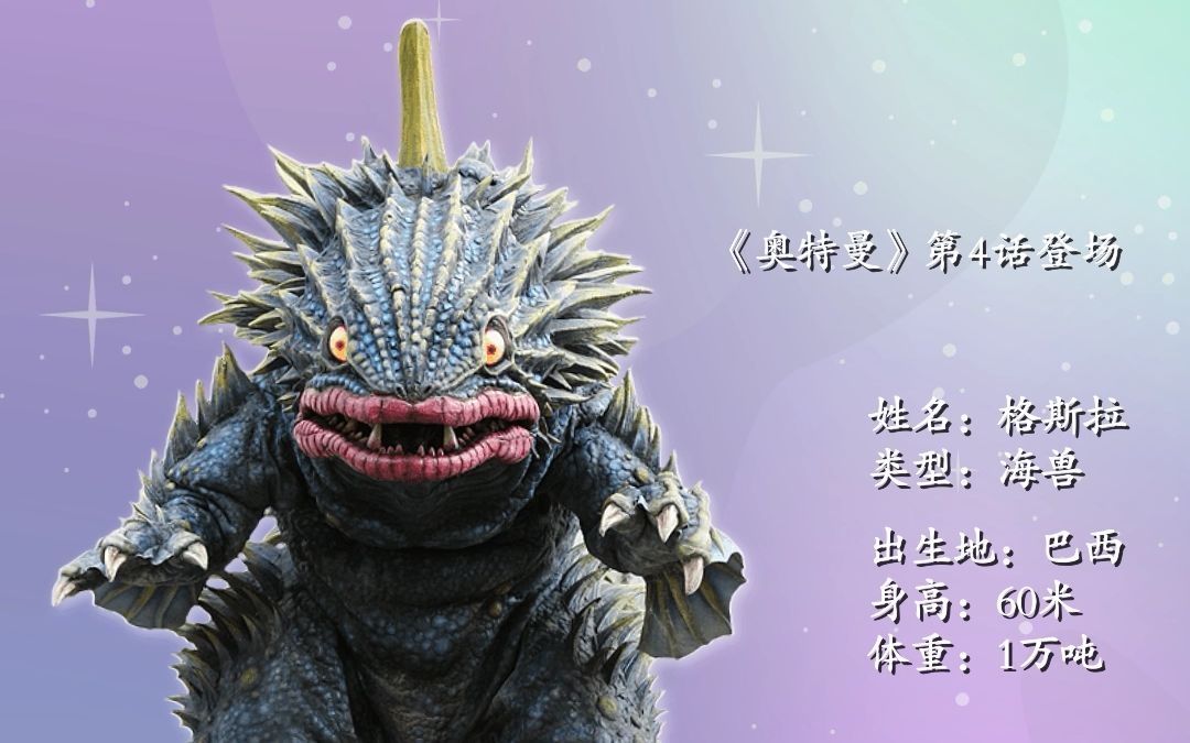 奥特曼怪兽大百科初代奥特曼篇海兽格斯拉