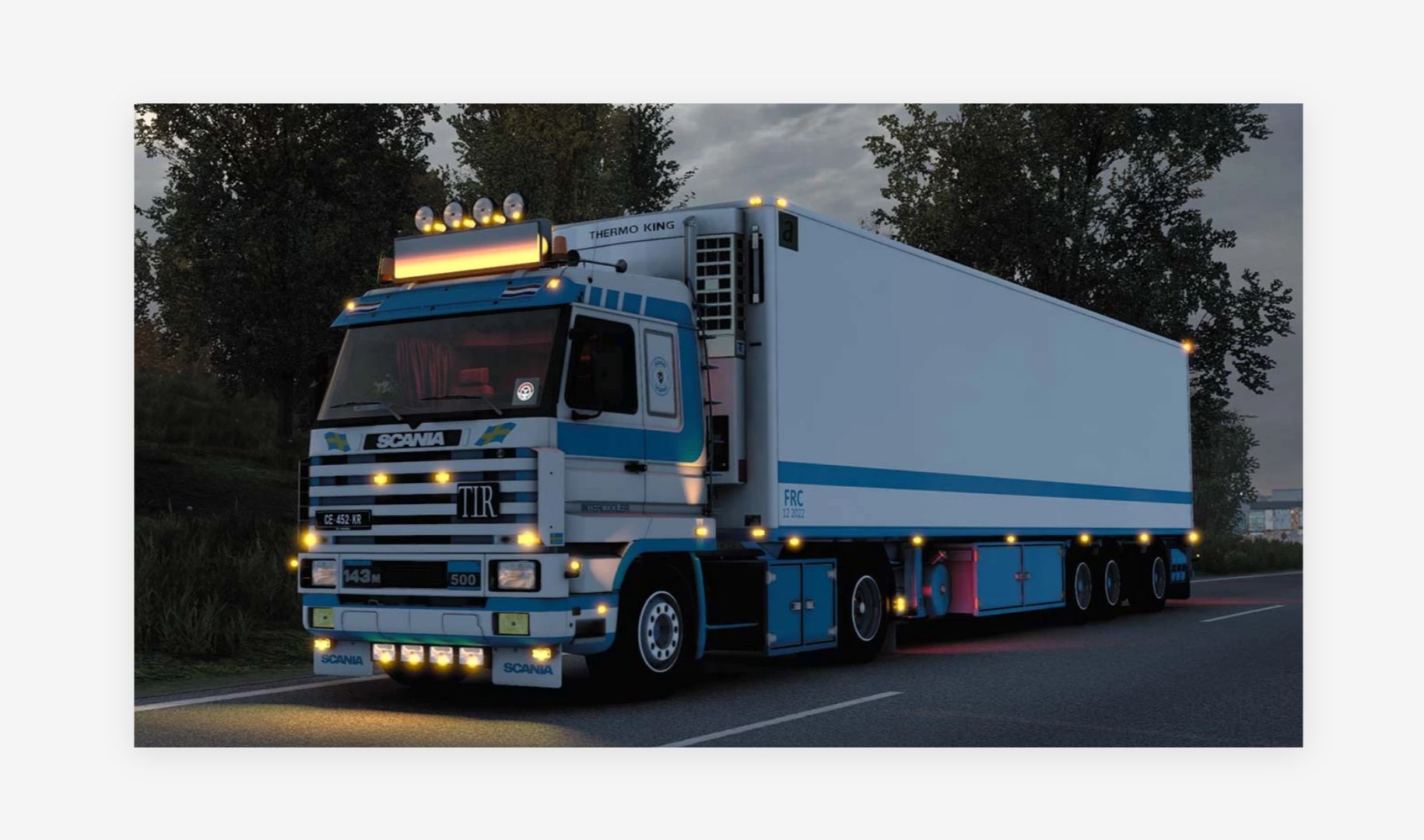 【付费模组外网泄露】斯堪尼亚 143m ex pb kok   zn holland 拖车 v