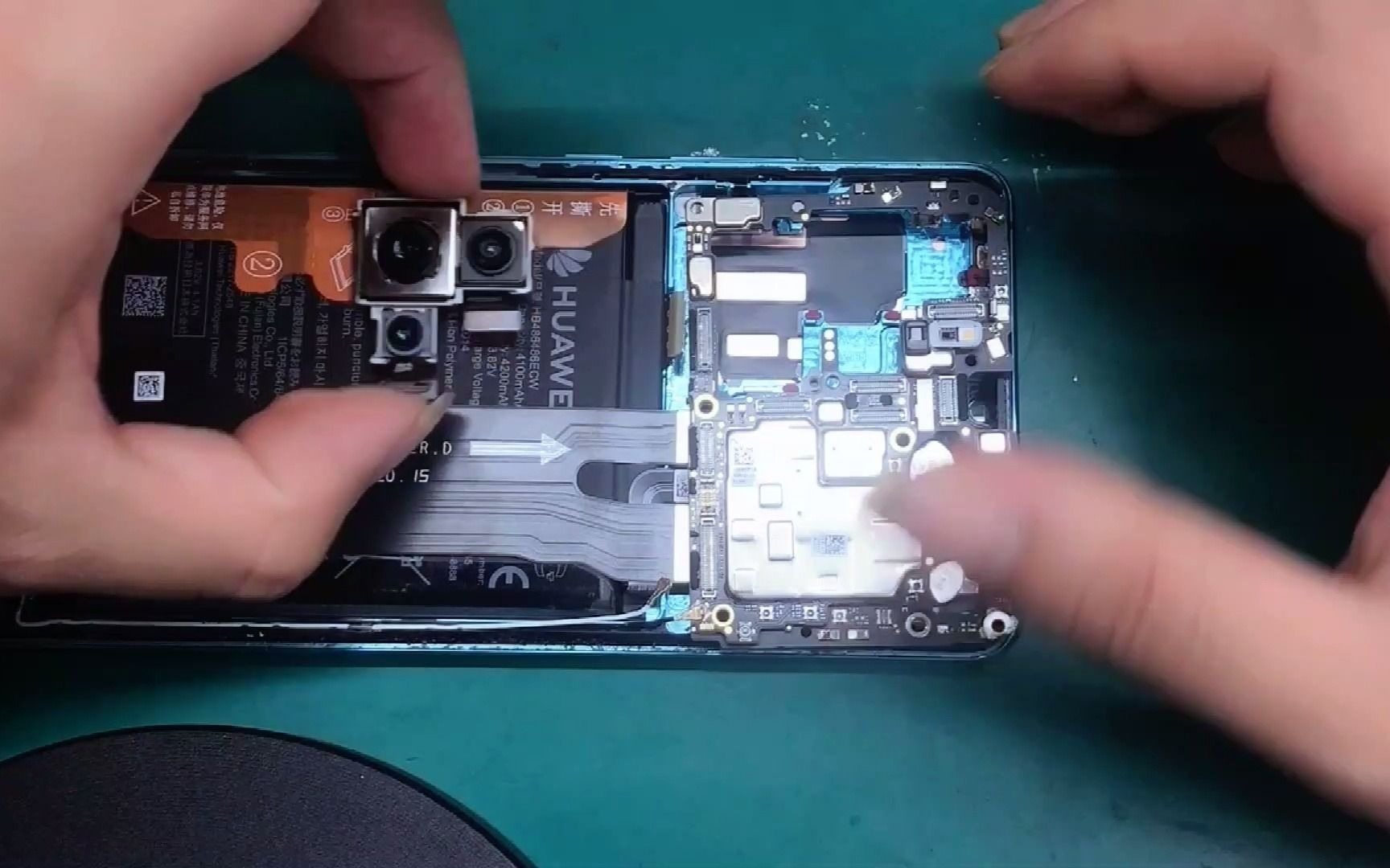 华为p30 pro怎么拆?详细讲解拆机全过程,来看看内部啥样
