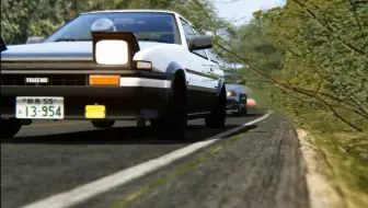 有生之年 头文字d 3d高清重制版 藤原拓海ae86 Vs 小柏海mr2 伊吕坡山路之站 哔哩哔哩 Bilibili