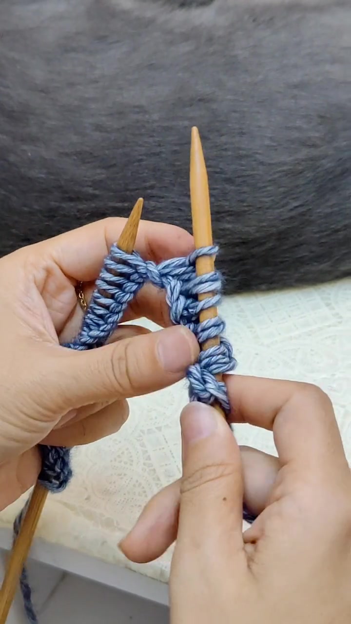 流苏元宝针的织法织围巾教程给男女朋友织围巾手工编织毛线团材料包