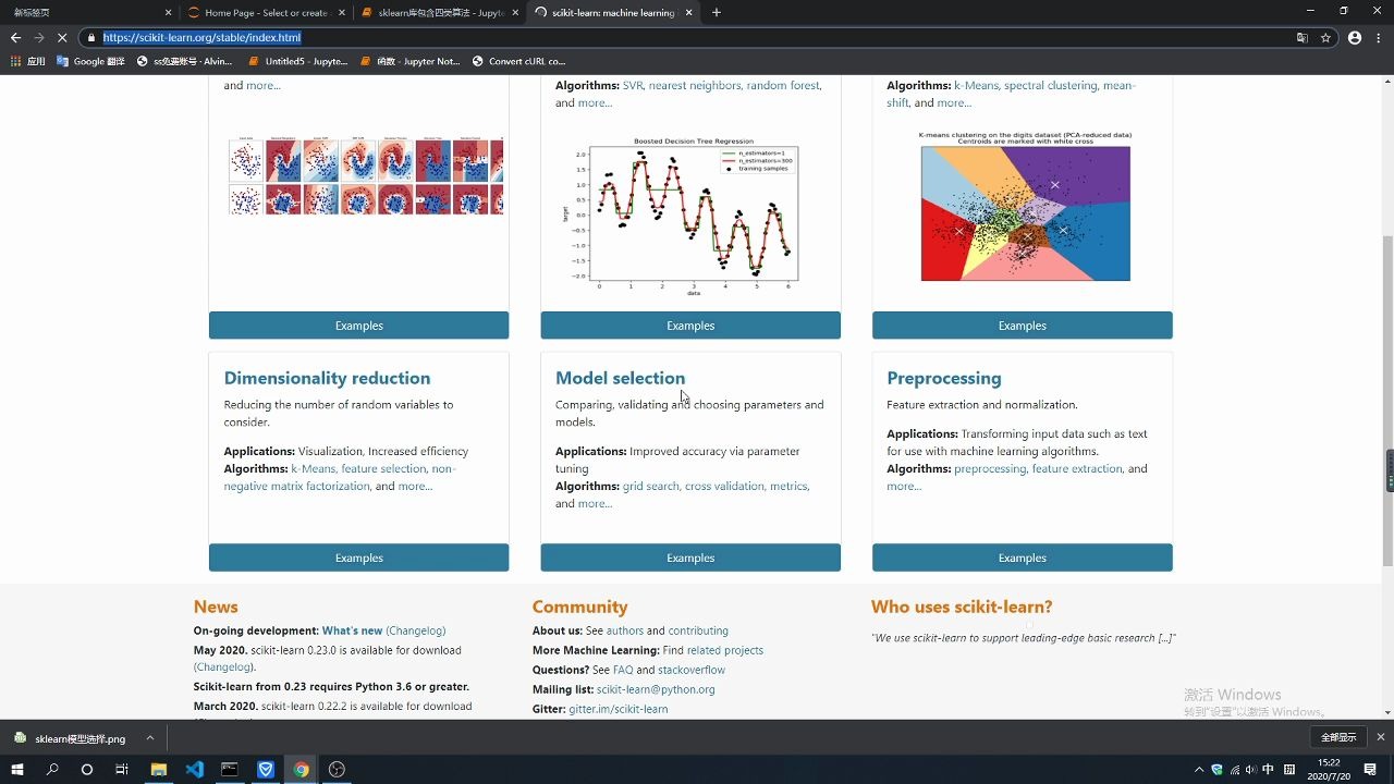 sklearn库包含四类算法分类,回归,聚类,降维 python机器学习哔哩哔哩bilibili