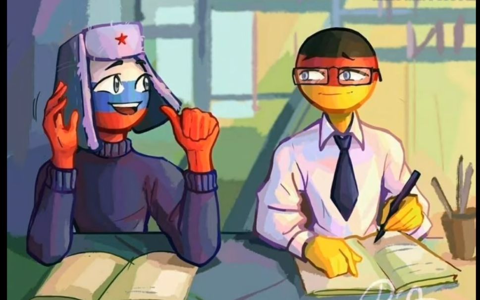 [图]Countryhumans клип - Мальчики не плачут /алёна швец [ Германия&Россия ]