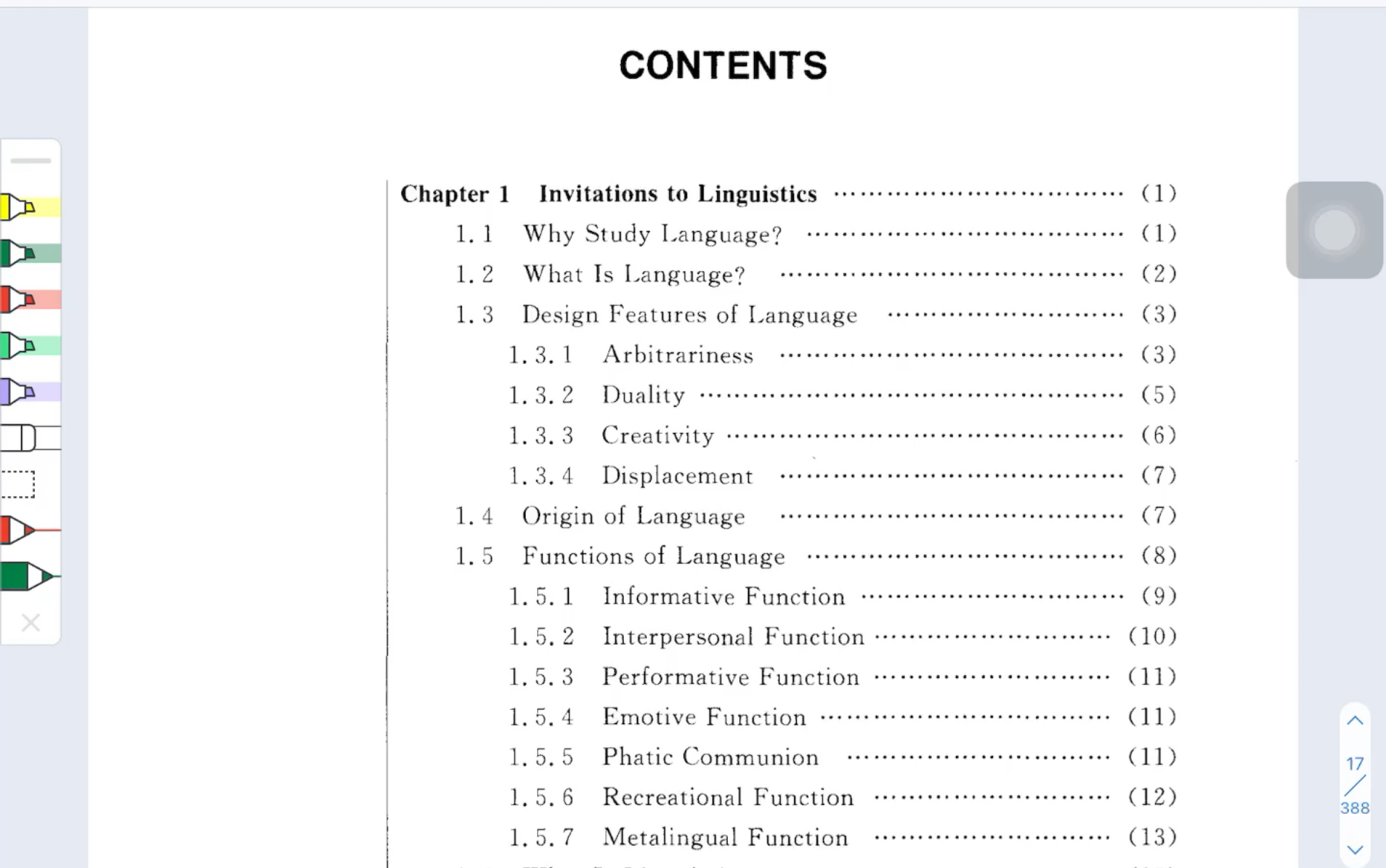 [图]胡壮麟 《语言学教程》 Chapter 1 Invitations to Linguistics