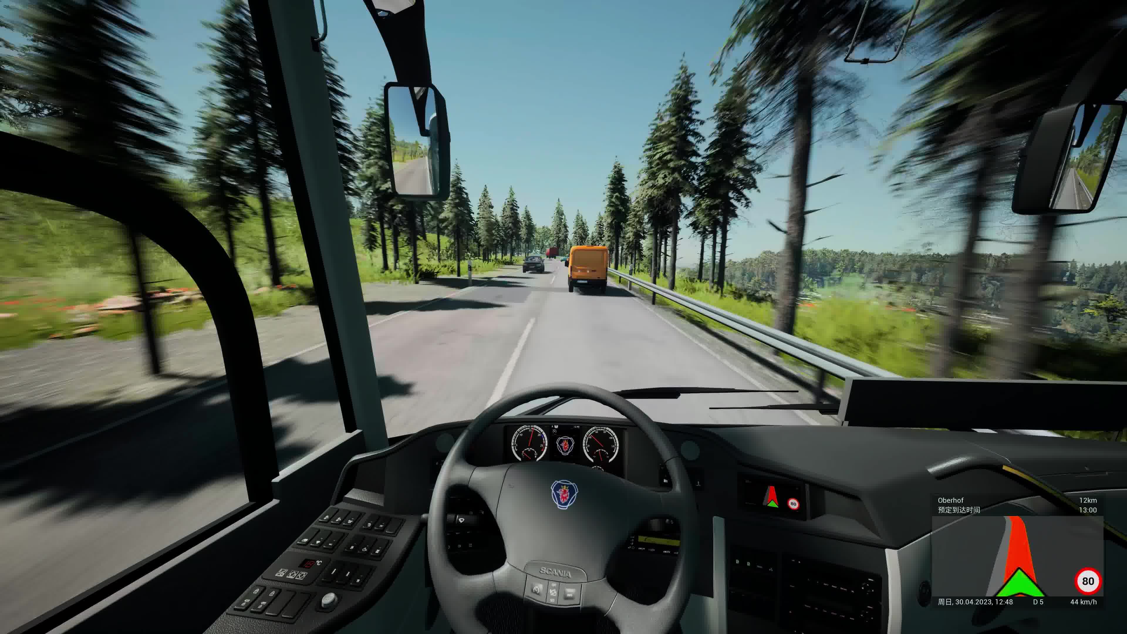 长途客车模拟 打造欧洲最速巴士-4 大巴也漂移