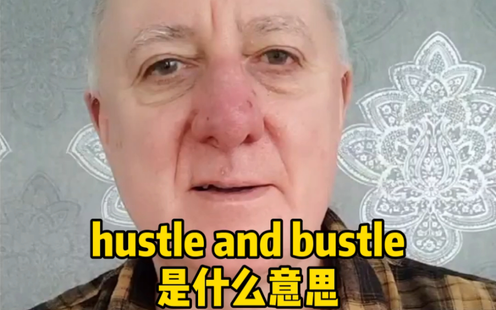 Hustle and bustle是什么意思哔哩哔哩bilibili