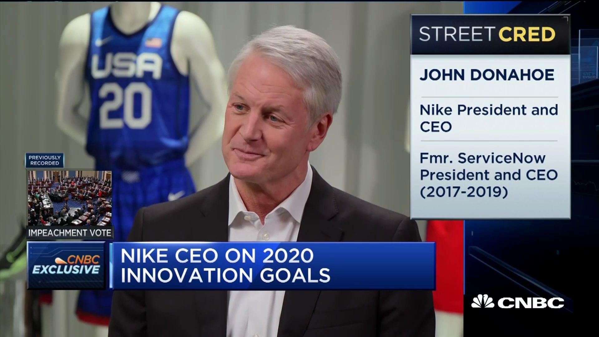 Nike 全球新任CEO John Donahoe 接受 CNBC 采访哔哩哔哩bilibili