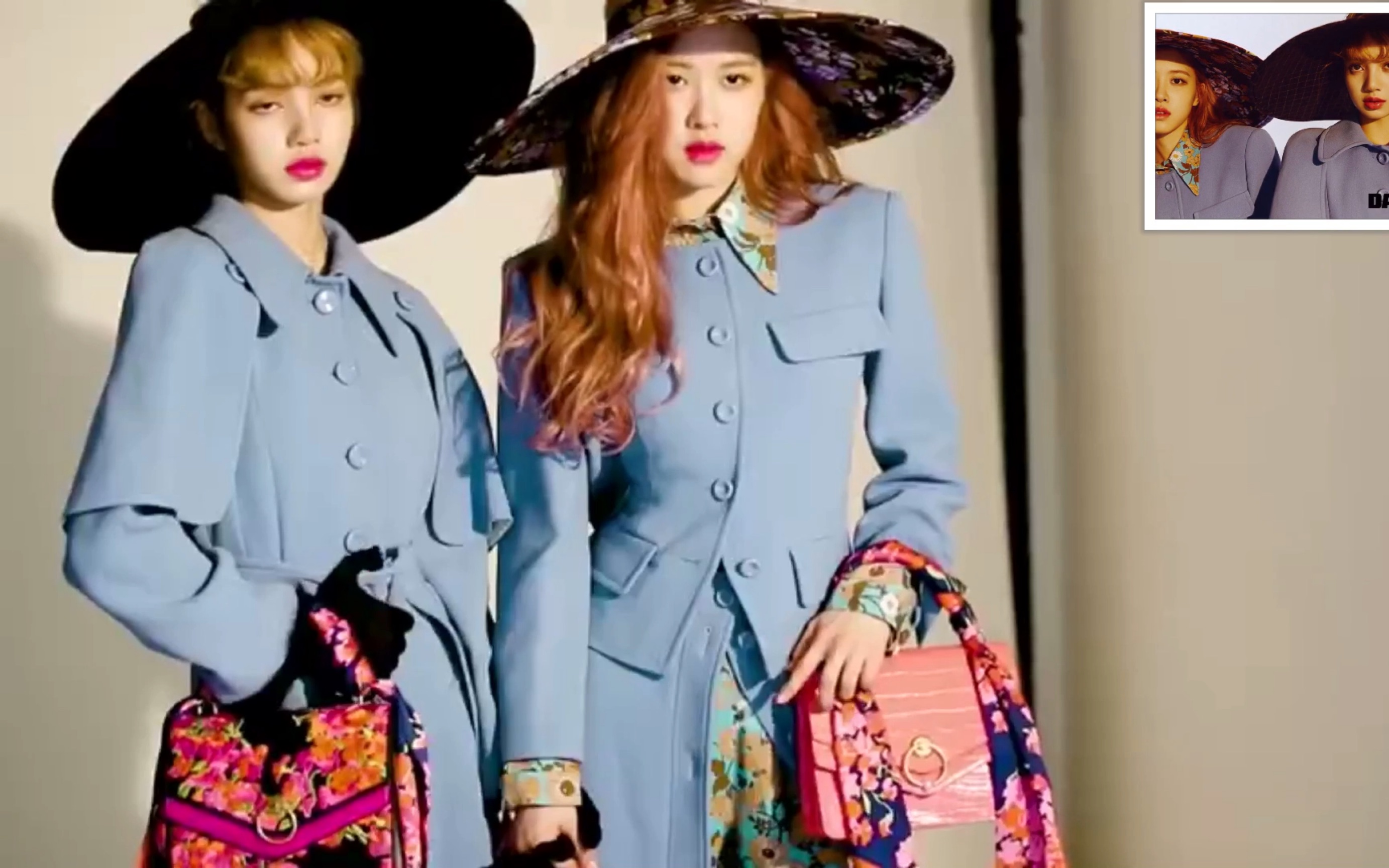 【blackpink】【rosé】【lisa】【五花肉】【dazed】肉肉和丽莎