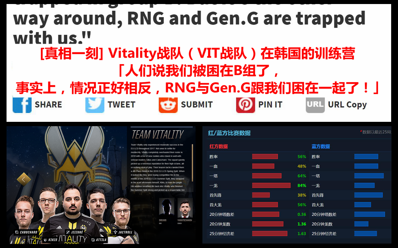 VIT战队:要想赢LPL冠军RNG和世界冠军Gen.G并不容易,但我们接受这个挑战!哔哩哔哩bilibili