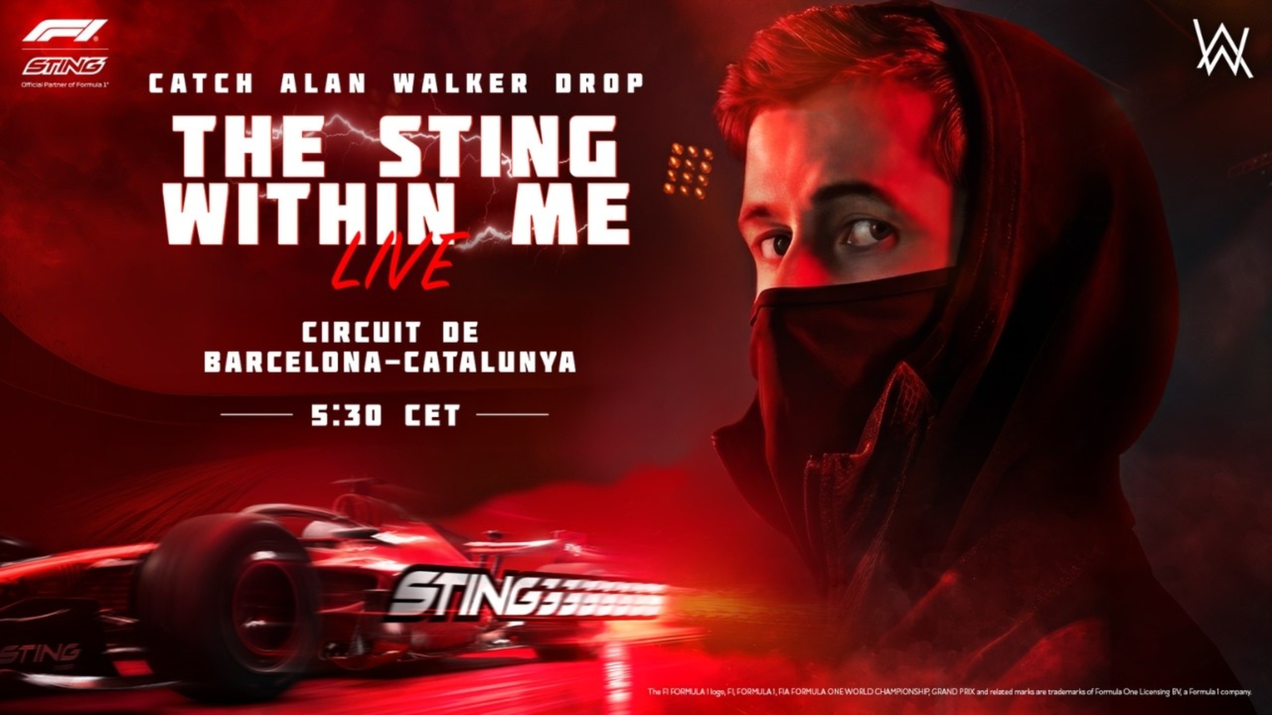 [高清音乐现场] Alan Walker live from F1 Barcelona ️