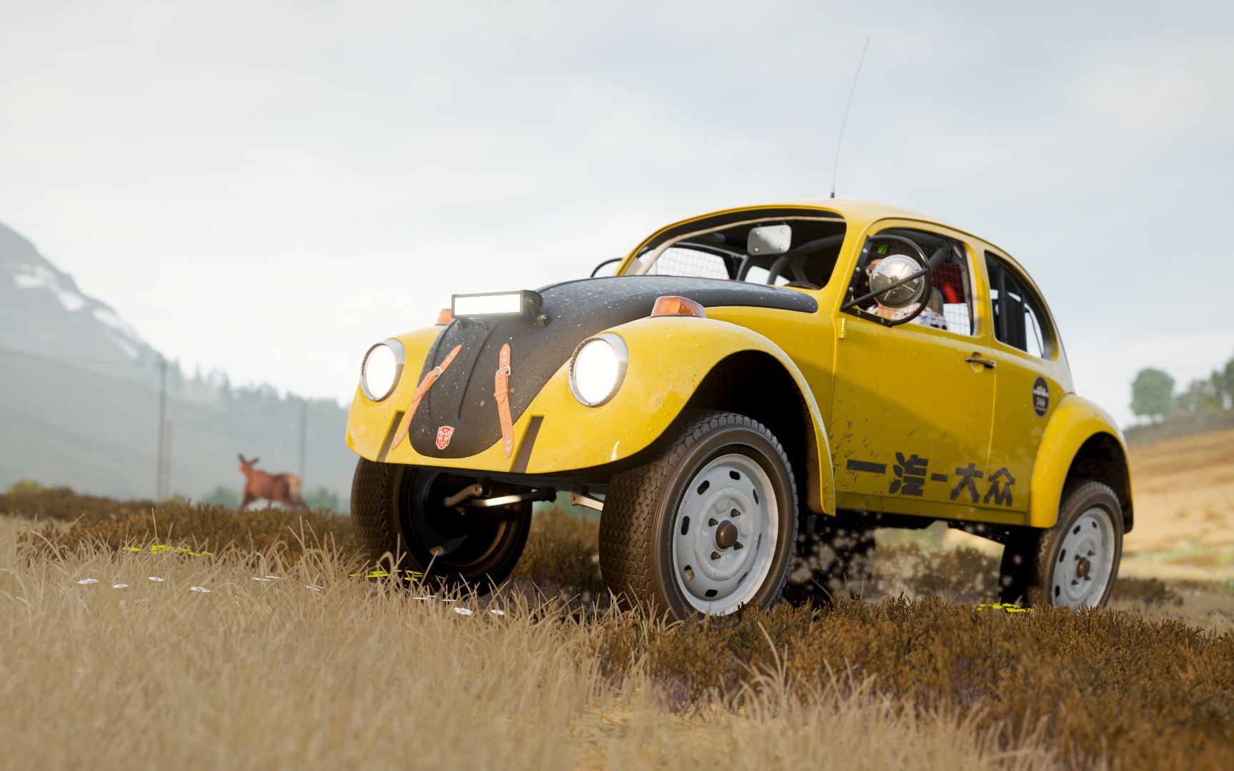 地平线4大众bug甲壳虫沙滩车春季线上狮子头越野复活节沙滩车