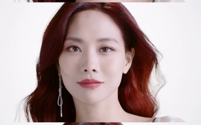 王霏霏200917欧莱雅美发x王霏霏564海妖红