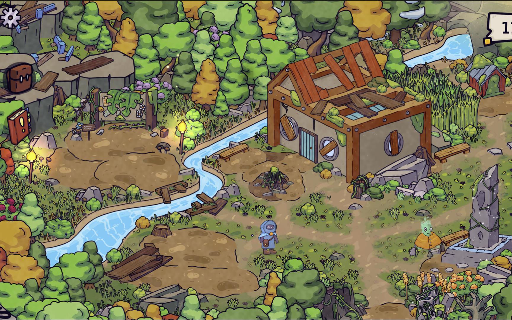 手绘治愈风格冒险游戏 篝 火 邂 逅