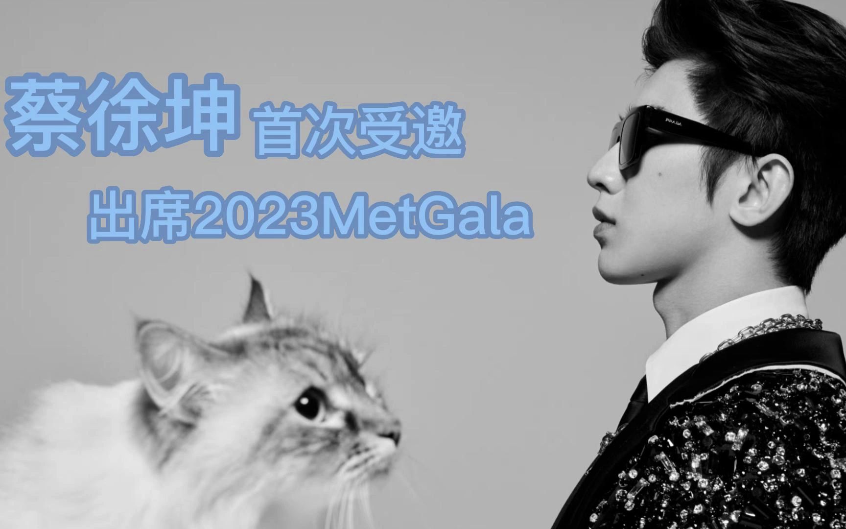 蔡徐坤出席2023metgala红毯,一身造型给内娱时尚圈上大分了!