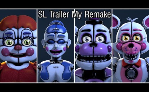 fnafsfm玩具熊的五夜后宫姐妹地点预告片玩家自制