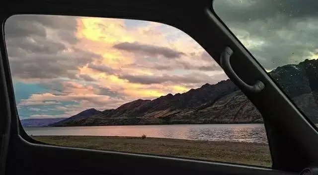 车窗外的风景 唯美图片