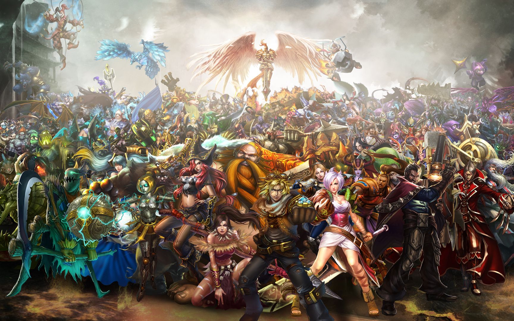 【英雄联盟群像】这首歌唱出了整个英雄联盟【万象霜天翻】_哔哩哔哩_