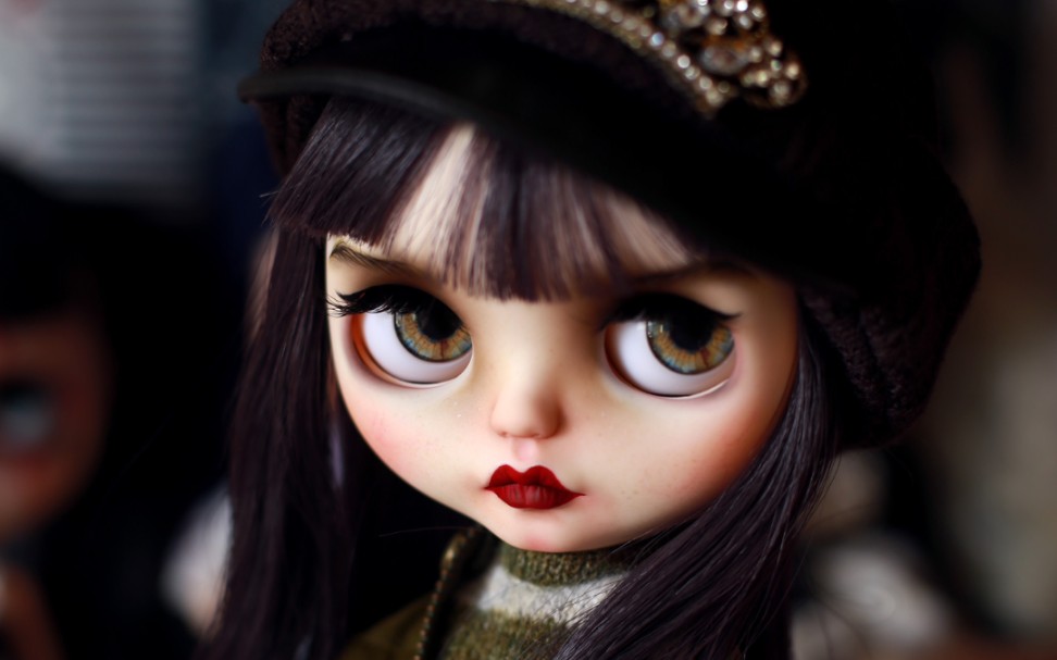 {ang}blythe哥特小布娃娃改妆展示