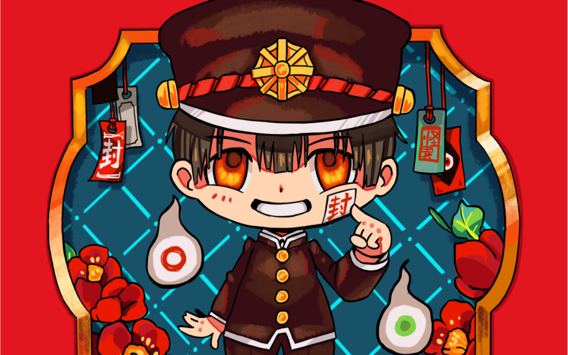 【q版倍速】花子君两分钟一只花子q版的真的好可爱