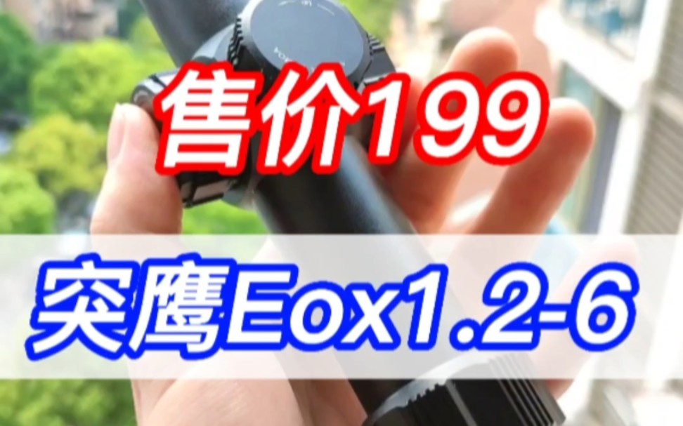 突鹰EOX1.26速瞄,做工要稍微精细一点哔哩哔哩bilibili