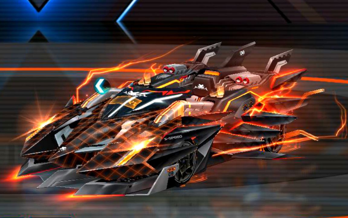 飞车首发s车黑曼巴,特效全新升级媲美终麦的顶级s车诞生
