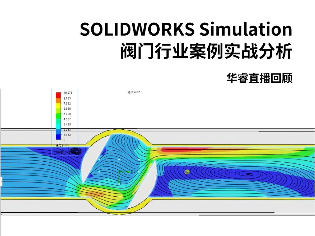 【华睿直播课】SOLIDWORKS Simulation 阀门行业仿真实战解析Kv值计算哔哩哔哩bilibili