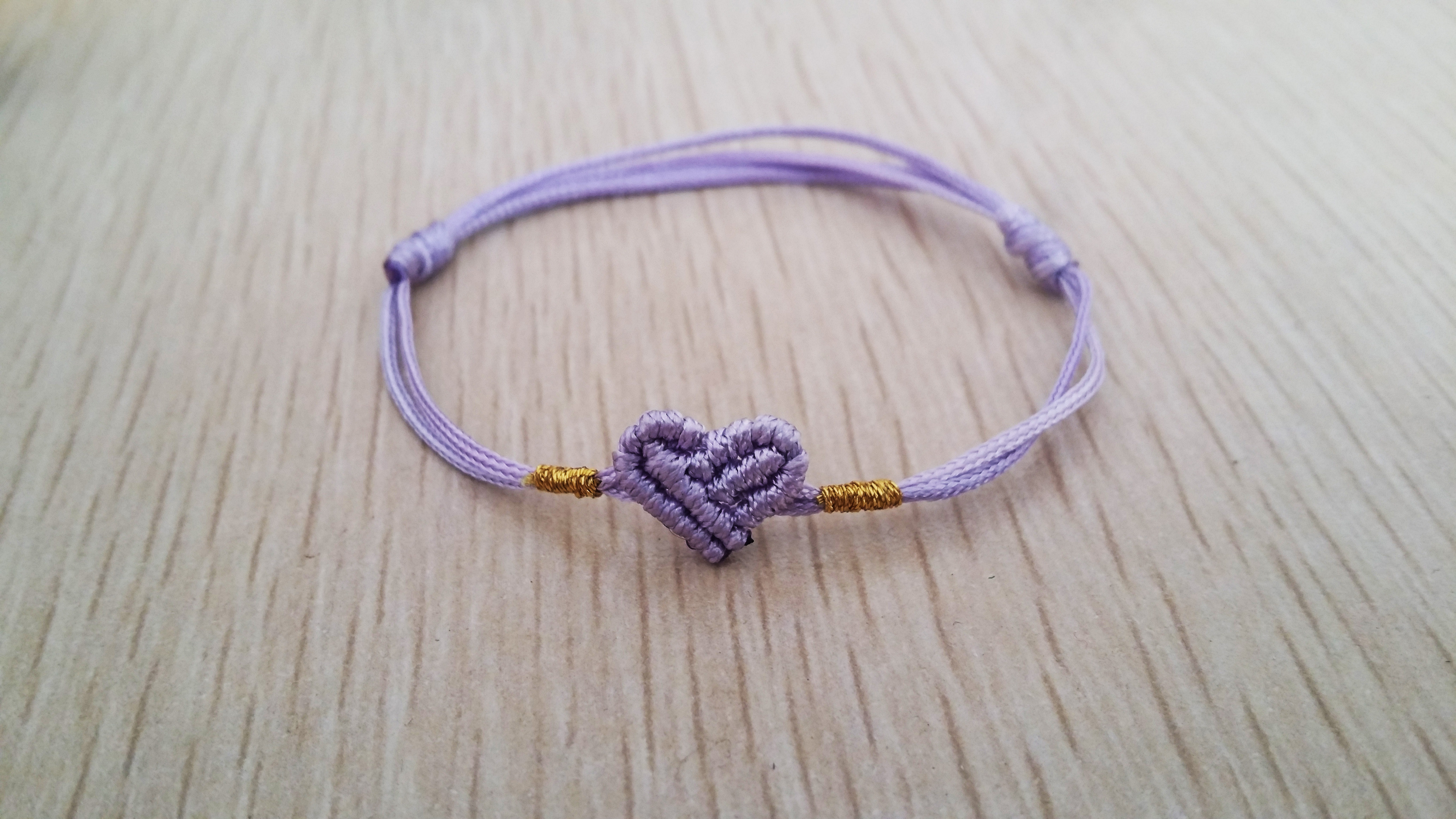 简单易上手的手工编织爱心手链手工diy编织教程手工制作教程