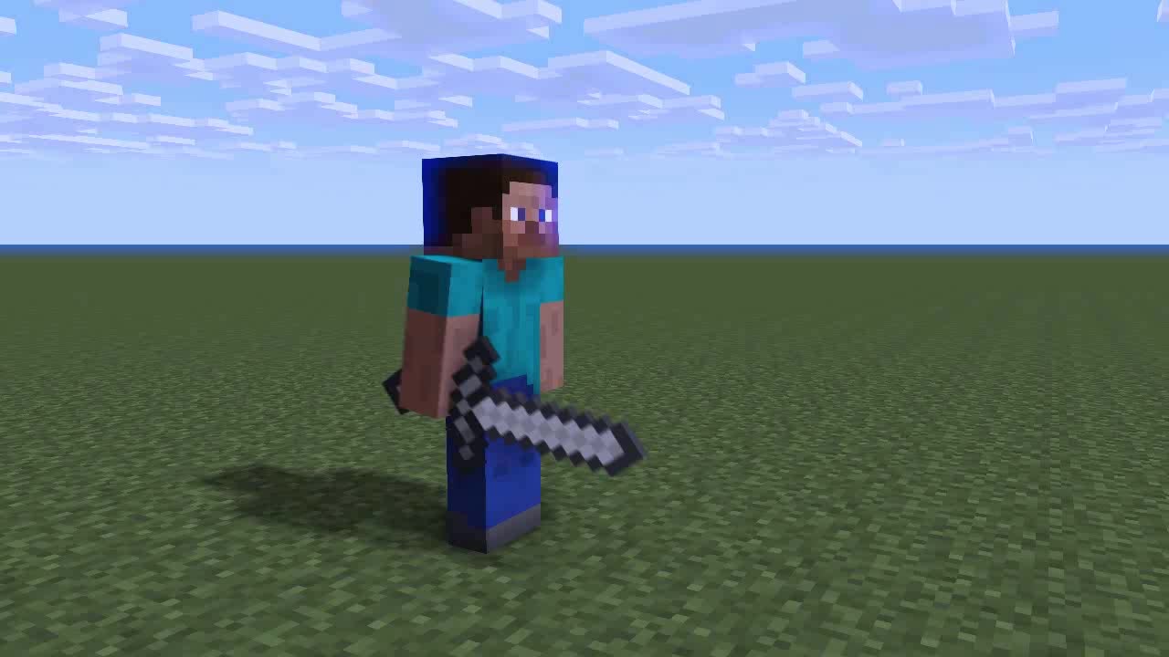 【Minecraft】6个小时做的史蒂夫暴走动画！_哔哩哔哩_bilibili