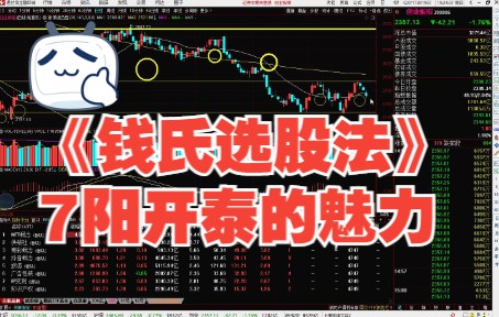 《钱氏选股法》7阳开泰的魅力哔哩哔哩bilibili