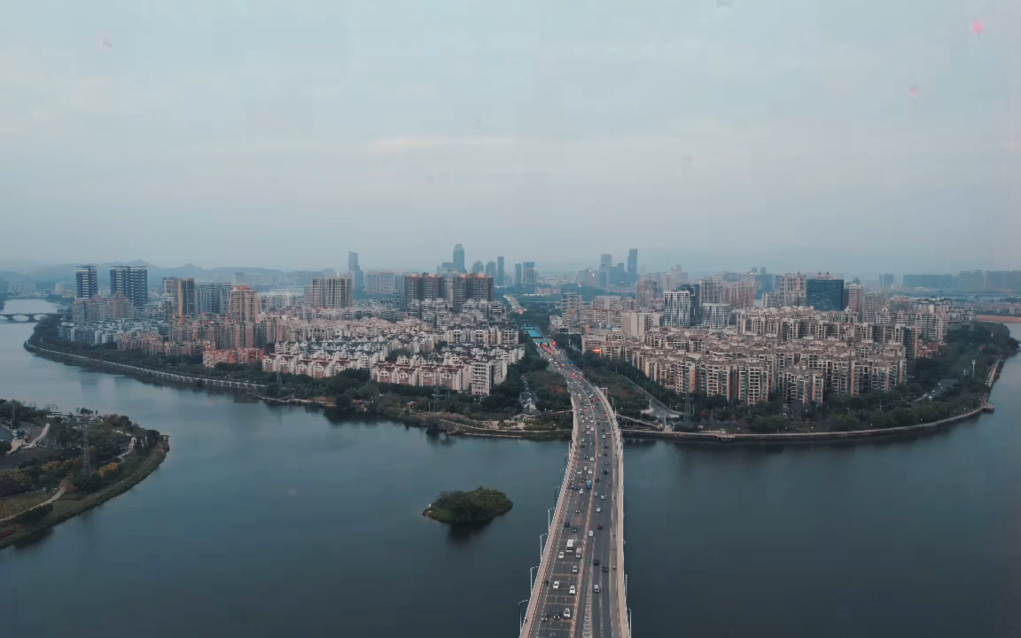 比我幸福惠州东平金山大桥航拍