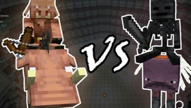 Minecraft 劫掠兽vszoglin 哔哩哔哩 つロ干杯 Bilibili