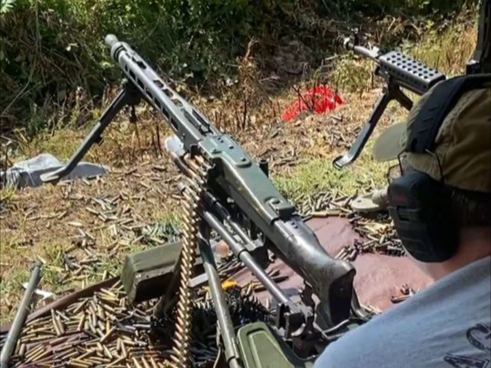 德国mg42通用机枪实弹射击