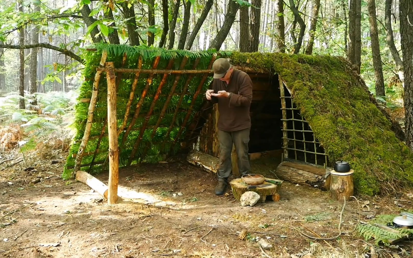 在野外建造令人惊叹的庇护所