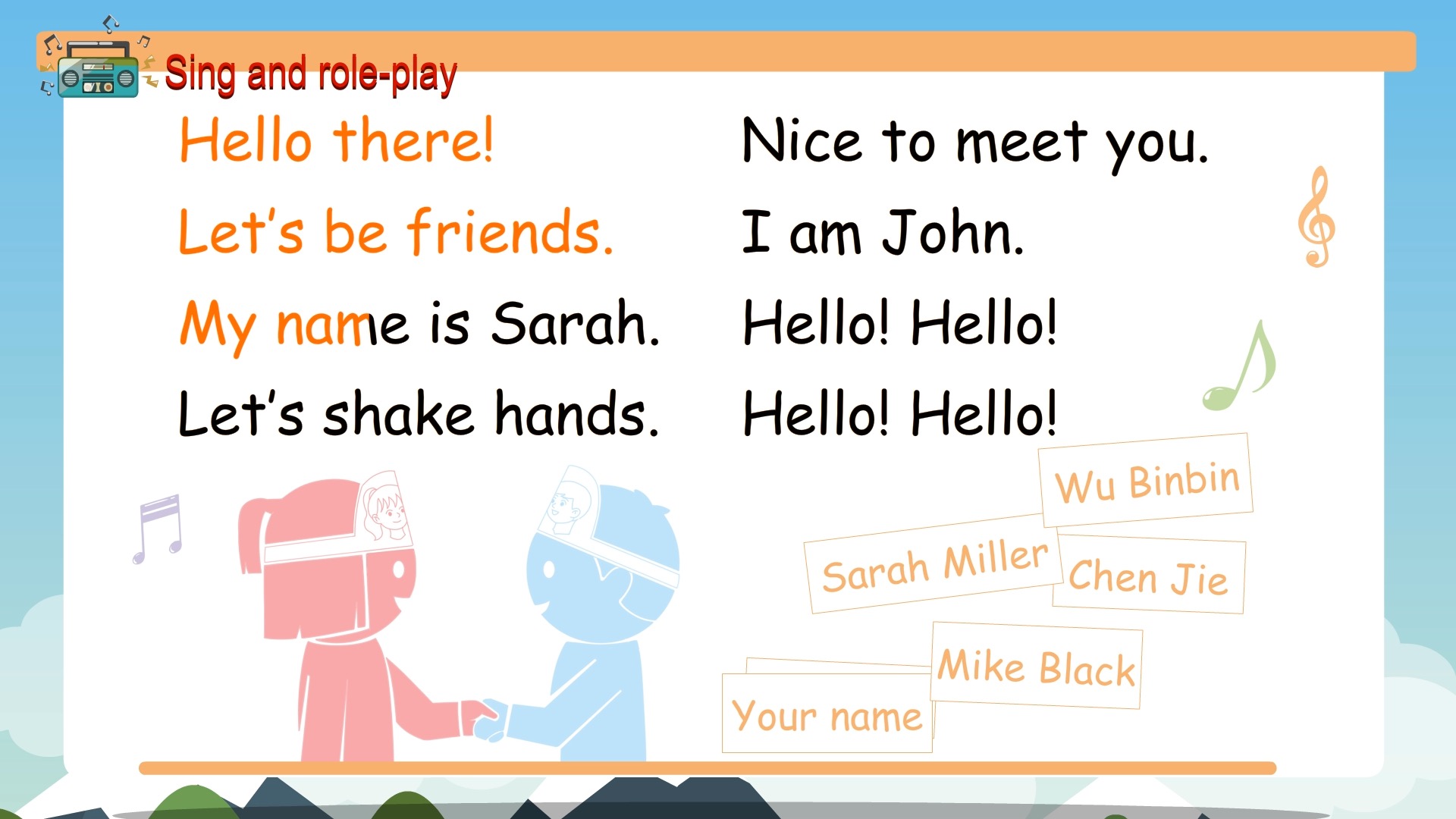 三年级上册英语|pep(三年级起点)人教版小学|第一单元unit 1 makin