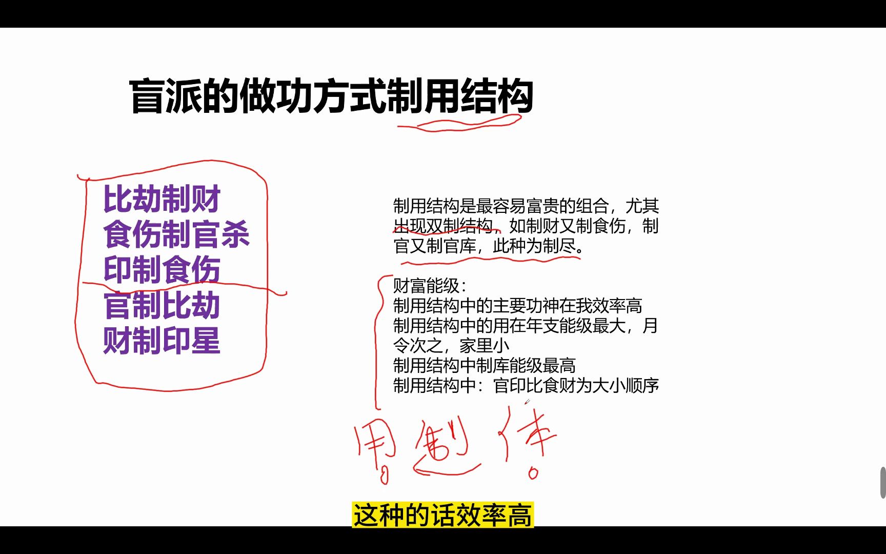 盲派八字 做功方式 核心制用结构(官制比劫 财制印星讲解)哔哩哔哩bilibili