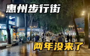 Download Video: 晚上随便走走惠州街道，合江楼到步行街好近，小时候经常逛的地方