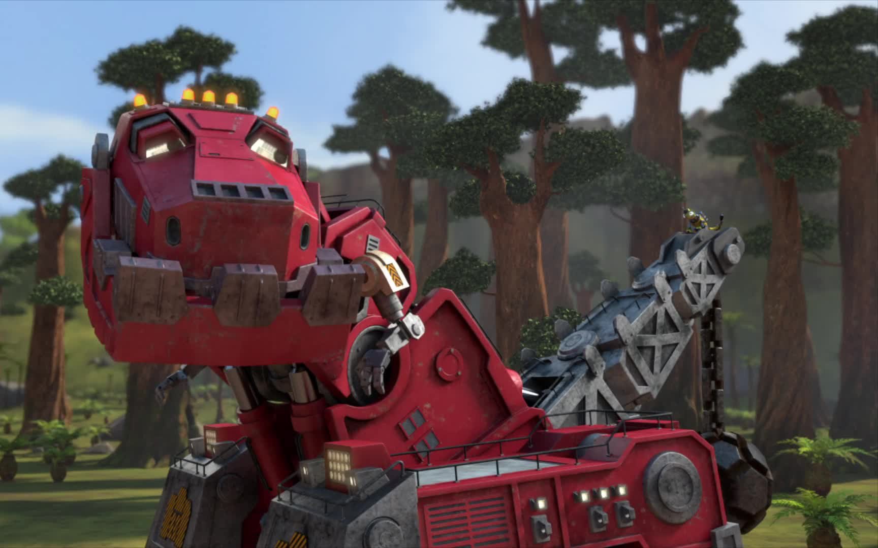 [图]全1-5季【恐龙卡车Dinotrux】英语动画 特别推荐给男孩 喜欢恐龙的小朋友