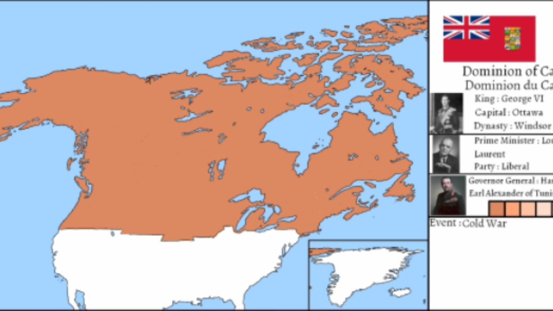 【架空历史地图】加拿大(18672024)哔哩哔哩bilibili