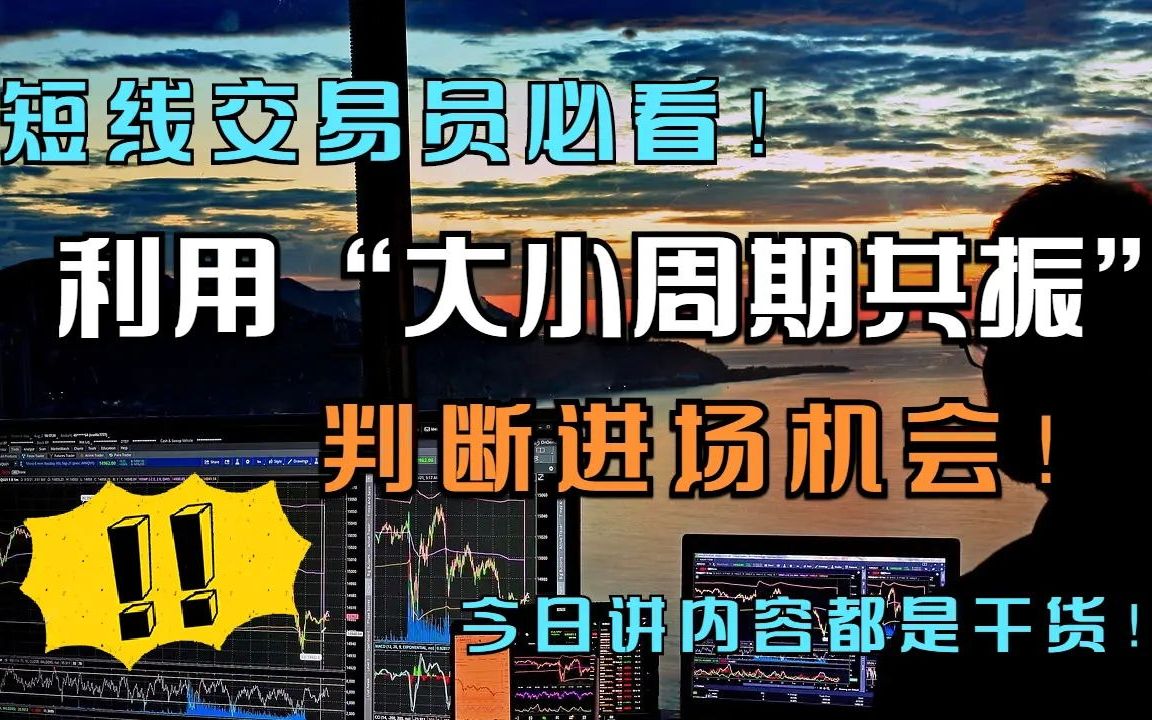 如何根据大小周期共振判断进场机会?外汇短线交易员必看!哔哩哔哩bilibili