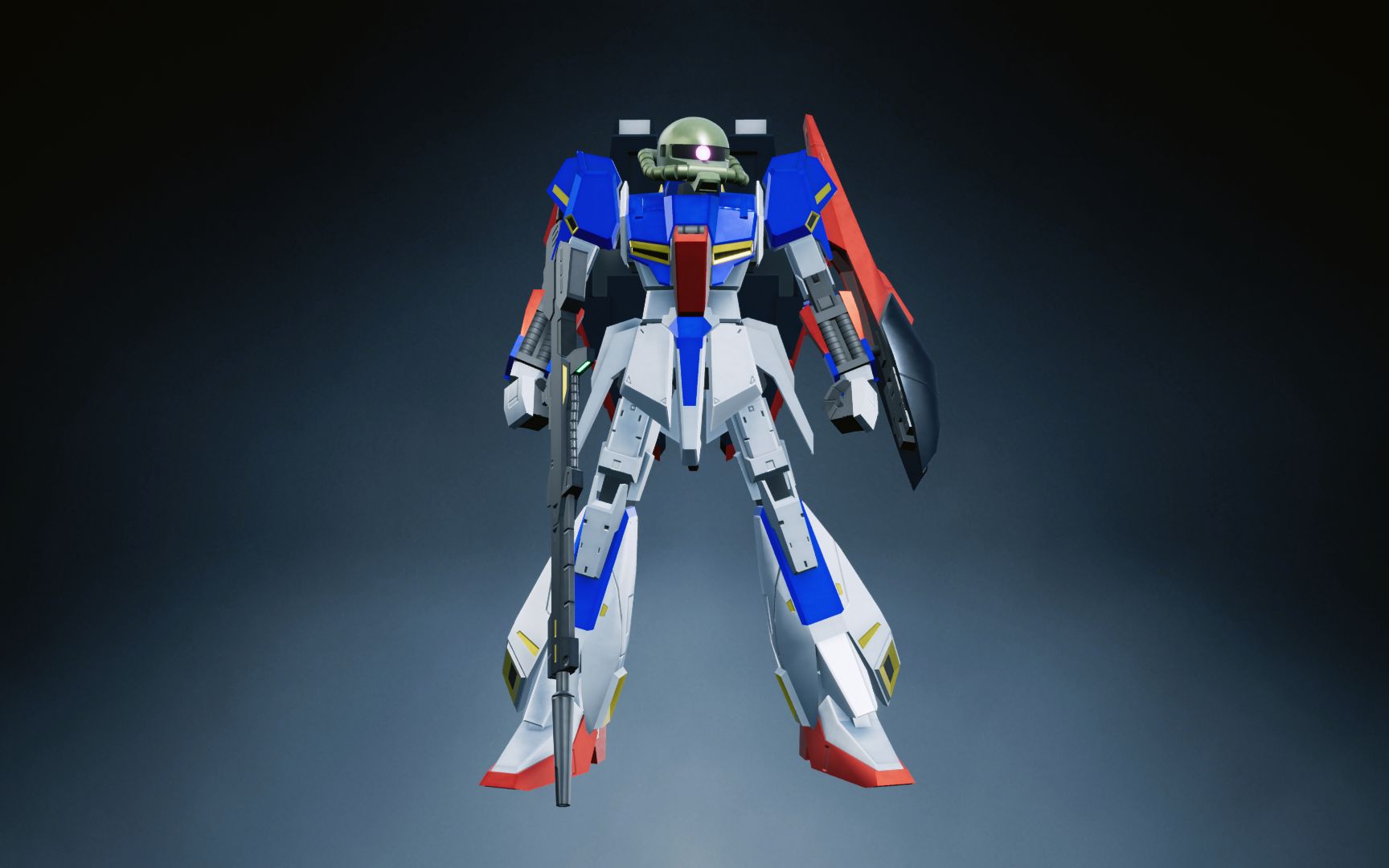 (bh小阿刚/新高达破坏者)z扎古头出击!