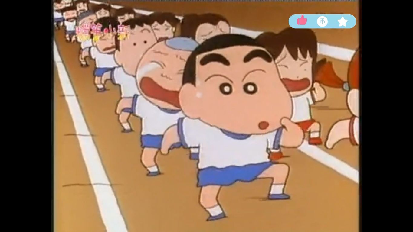 【蜡笔小新运动会1】接下来进场的是向日葵顺拐方队