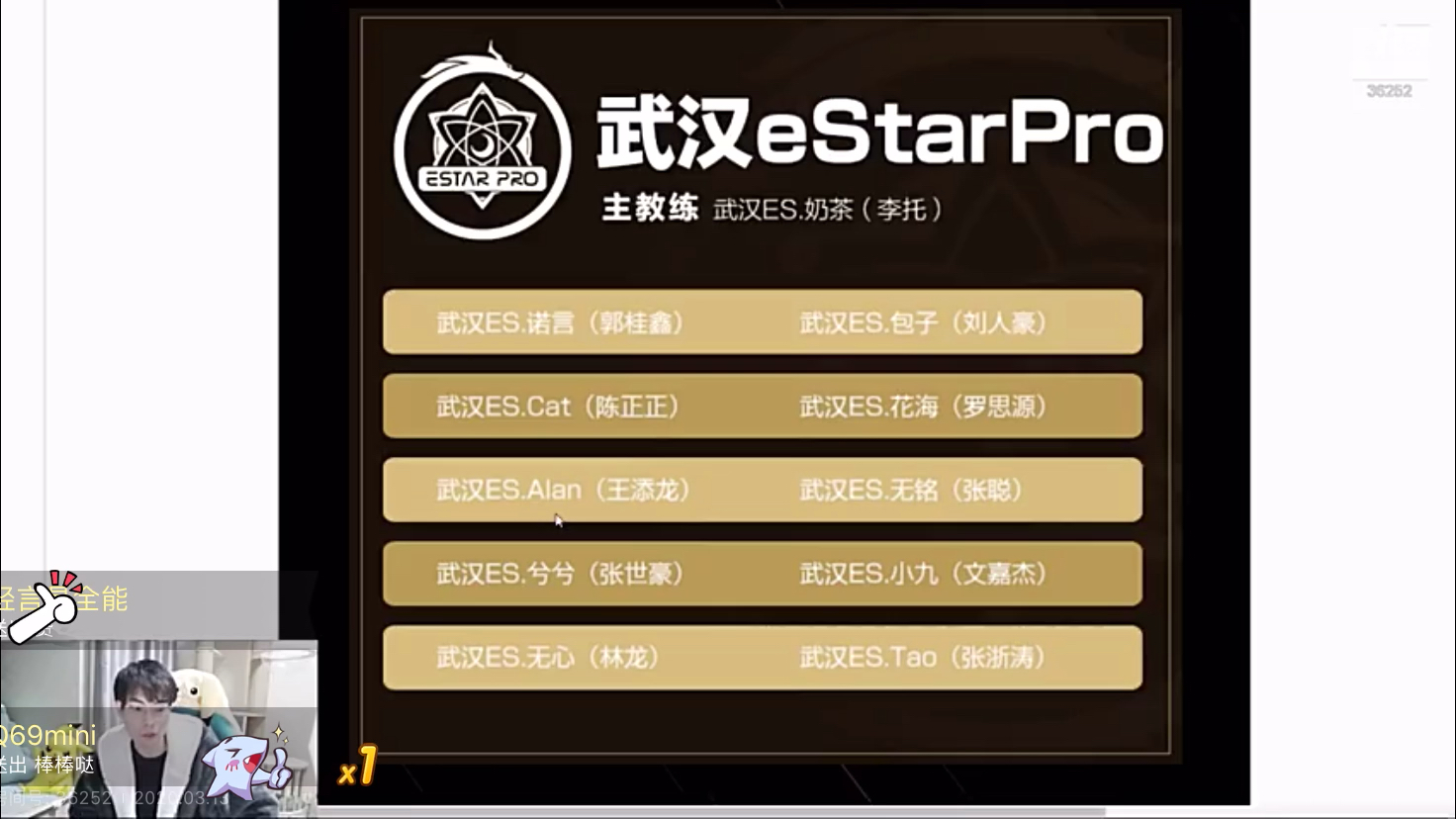 Gemini分析KPL(王者荣耀职业联赛) estar pro战队2020春季赛大名单哔哩哔哩bilibili